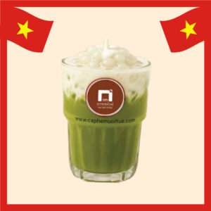 Matcha latte kem muối - Cà phê muối Huế tại Đà Nẵng
